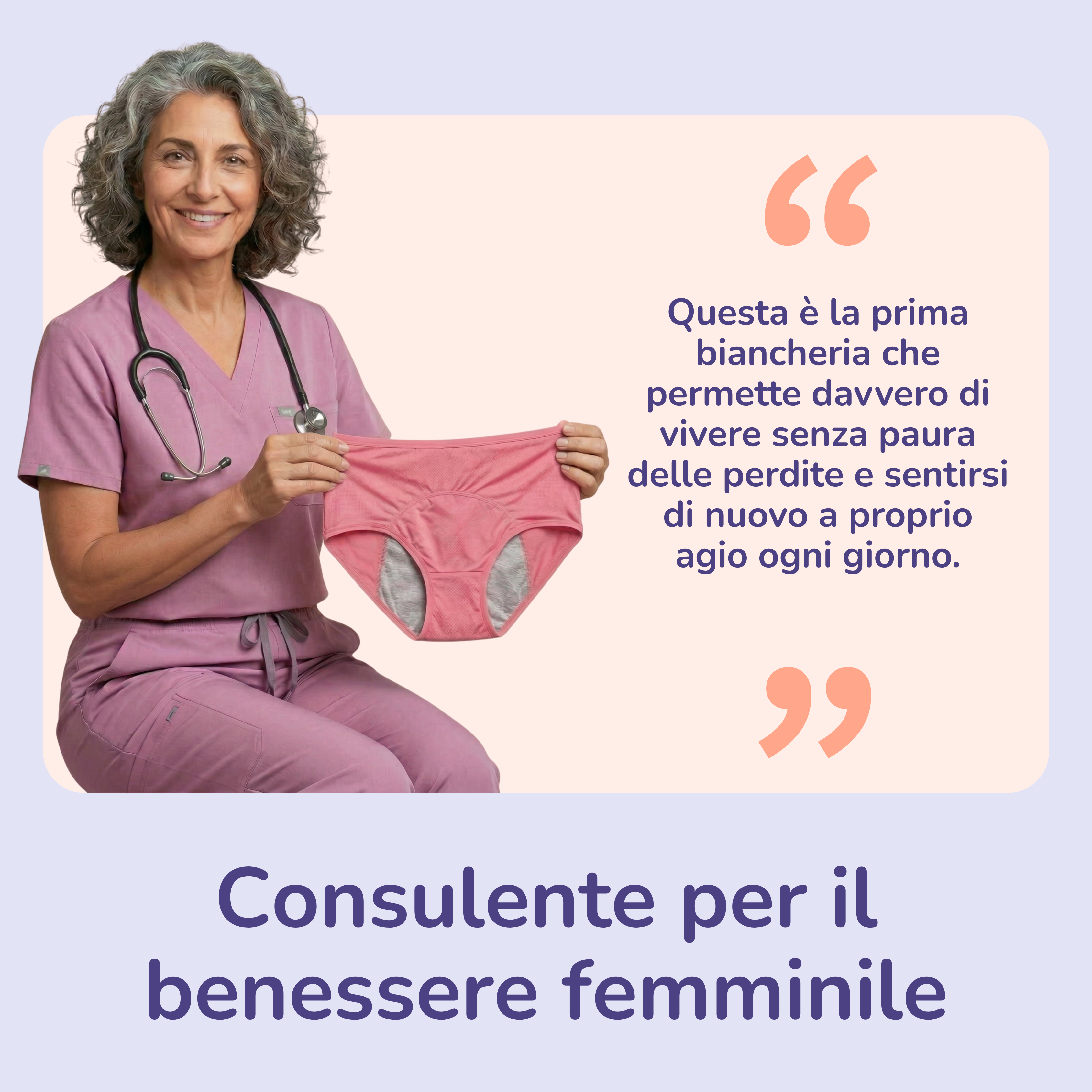 INTIMA Biancheria Anti-Perdita per la Tua Tranquillità
