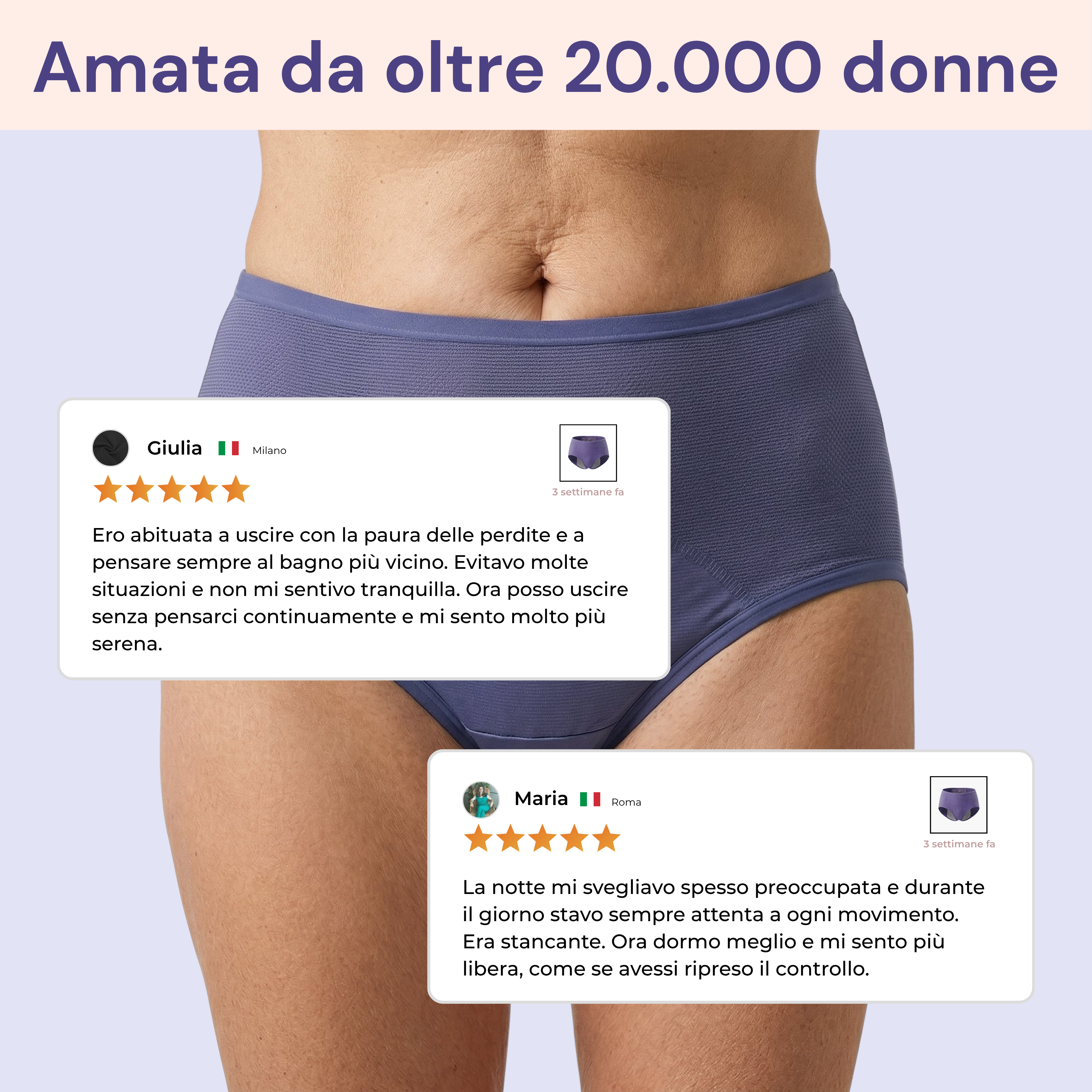 INTIMA Biancheria Anti-Perdita per la Tua Tranquillità